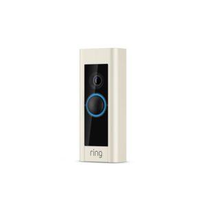 1080P HD Wi-Fi Video Wired Smart Door Bell Pro Camera, Smart Home, Works with Google and Alexa